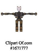 Robot Clipart #1671777 by Leo Blanchette