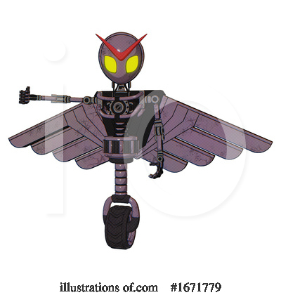 Royalty-Free (RF) Robot Clipart Illustration by Leo Blanchette - Stock Sample #1671779