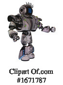 Robot Clipart #1671787 by Leo Blanchette