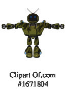 Robot Clipart #1671804 by Leo Blanchette