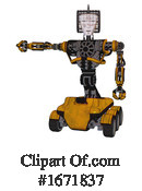 Robot Clipart #1671837 by Leo Blanchette