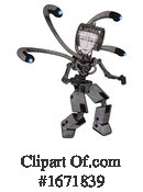 Robot Clipart #1671839 by Leo Blanchette