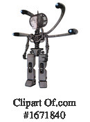 Robot Clipart #1671840 by Leo Blanchette