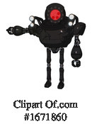 Robot Clipart #1671860 by Leo Blanchette