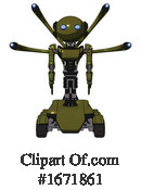 Robot Clipart #1671861 by Leo Blanchette