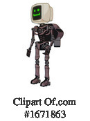 Robot Clipart #1671863 by Leo Blanchette
