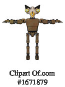 Robot Clipart #1671879 by Leo Blanchette