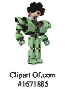 Robot Clipart #1671885 by Leo Blanchette