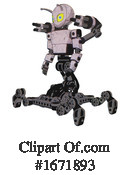 Robot Clipart #1671893 by Leo Blanchette
