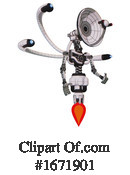 Robot Clipart #1671901 by Leo Blanchette
