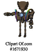 Robot Clipart #1671930 by Leo Blanchette