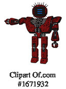 Robot Clipart #1671932 by Leo Blanchette
