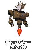 Robot Clipart #1671980 by Leo Blanchette