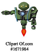Robot Clipart #1671984 by Leo Blanchette