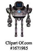 Robot Clipart #1671985 by Leo Blanchette