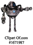 Robot Clipart #1671987 by Leo Blanchette