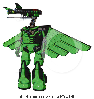 Royalty-Free (RF) Robot Clipart Illustration by Leo Blanchette - Stock Sample #1672058