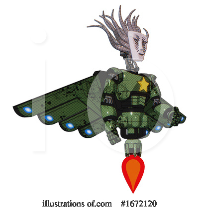 Royalty-Free (RF) Robot Clipart Illustration by Leo Blanchette - Stock Sample #1672120