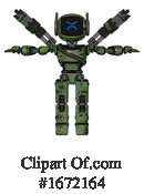 Robot Clipart #1672164 by Leo Blanchette