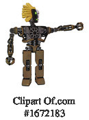 Robot Clipart #1672183 by Leo Blanchette