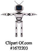 Robot Clipart #1672203 by Leo Blanchette