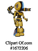 Robot Clipart #1672206 by Leo Blanchette
