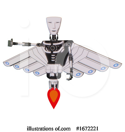 Royalty-Free (RF) Robot Clipart Illustration by Leo Blanchette - Stock Sample #1672221