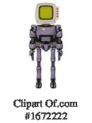 Robot Clipart #1672222 by Leo Blanchette