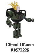 Robot Clipart #1672229 by Leo Blanchette