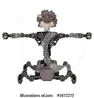 Royalty-Free (RF) Robot Clipart Illustration by Leo Blanchette - Stock Sample #1672275