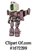 Robot Clipart #1672299 by Leo Blanchette