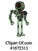 Robot Clipart #1672313 by Leo Blanchette