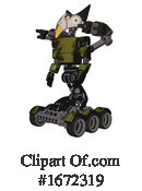 Robot Clipart #1672319 by Leo Blanchette