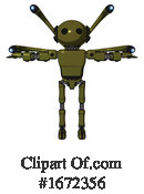 Robot Clipart #1672356 by Leo Blanchette