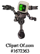 Robot Clipart #1672363 by Leo Blanchette