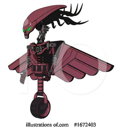 Royalty-Free (RF) Robot Clipart Illustration by Leo Blanchette - Stock Sample #1672403