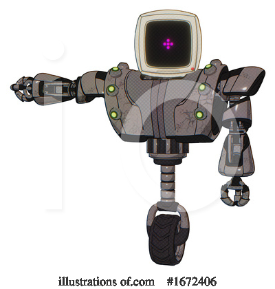 Royalty-Free (RF) Robot Clipart Illustration by Leo Blanchette - Stock Sample #1672406