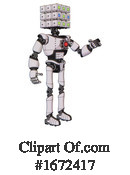 Robot Clipart #1672417 by Leo Blanchette