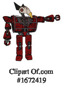 Robot Clipart #1672419 by Leo Blanchette