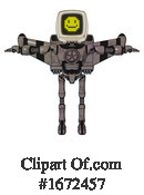 Robot Clipart #1672457 by Leo Blanchette