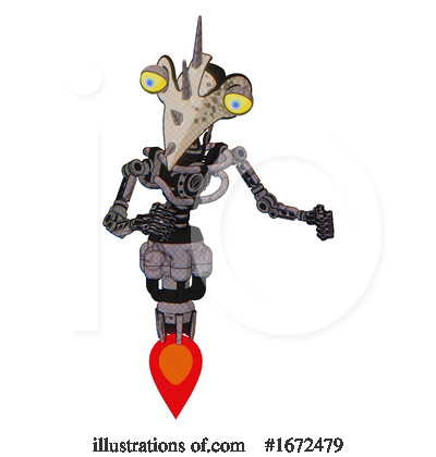Royalty-Free (RF) Robot Clipart Illustration by Leo Blanchette - Stock Sample #1672479