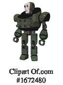 Robot Clipart #1672480 by Leo Blanchette
