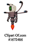 Robot Clipart #1672486 by Leo Blanchette