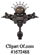 Robot Clipart #1672488 by Leo Blanchette