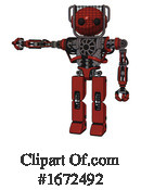 Robot Clipart #1672492 by Leo Blanchette