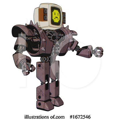 Royalty-Free (RF) Robot Clipart Illustration by Leo Blanchette - Stock Sample #1672546