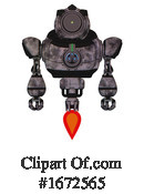 Robot Clipart #1672565 by Leo Blanchette