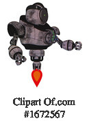 Robot Clipart #1672567 by Leo Blanchette