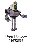 Robot Clipart #1672595 by Leo Blanchette