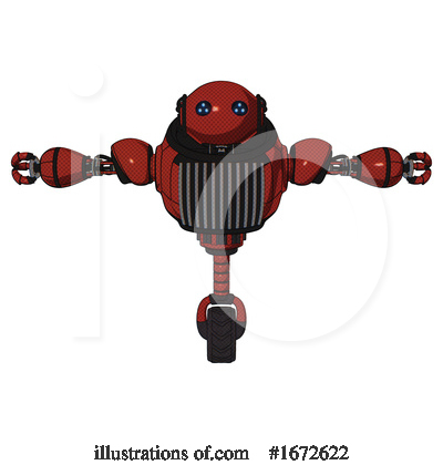 Royalty-Free (RF) Robot Clipart Illustration by Leo Blanchette - Stock Sample #1672622